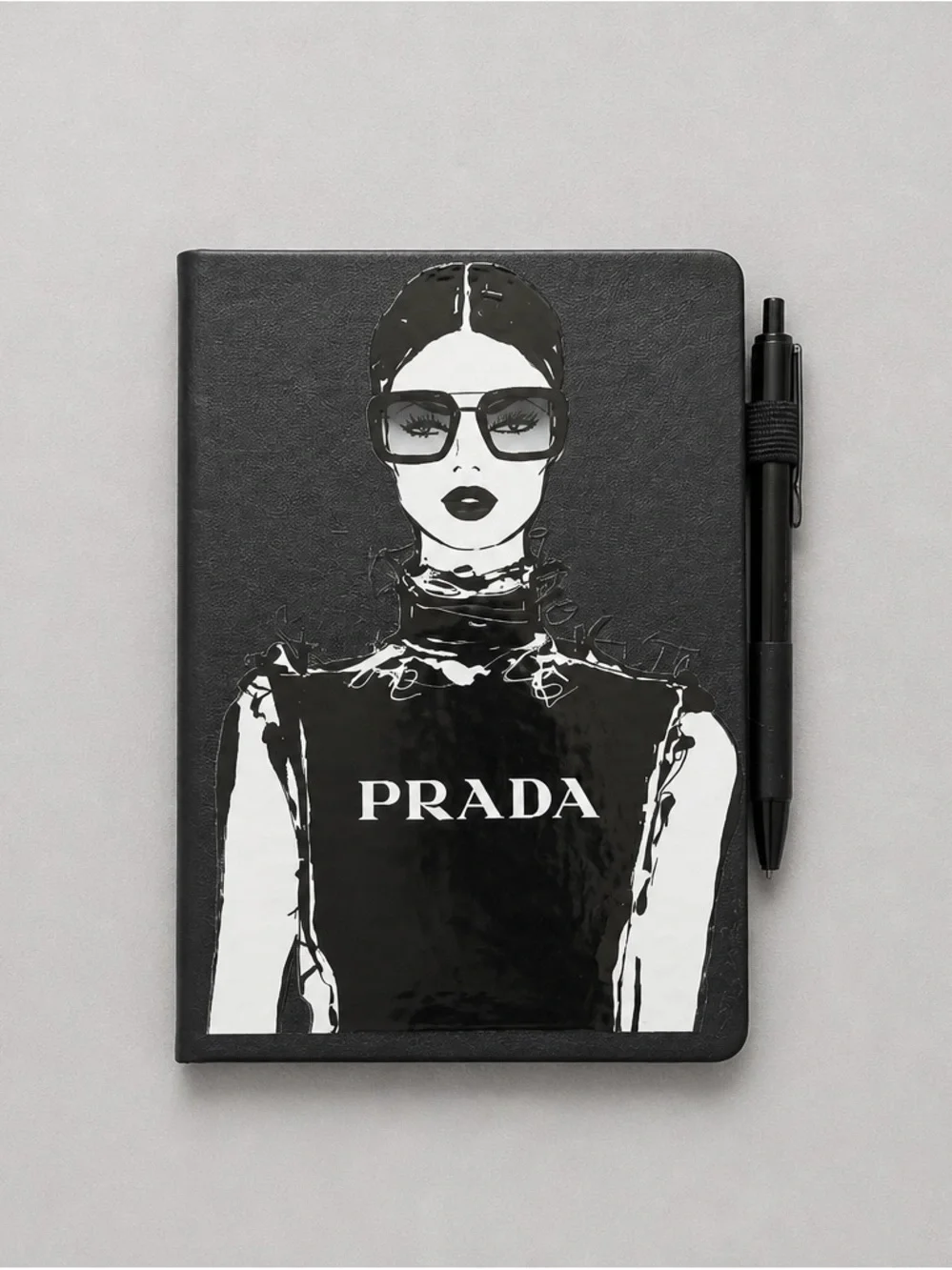 HANDMADE FASHION UV/DTF A5 Notebook With Pen